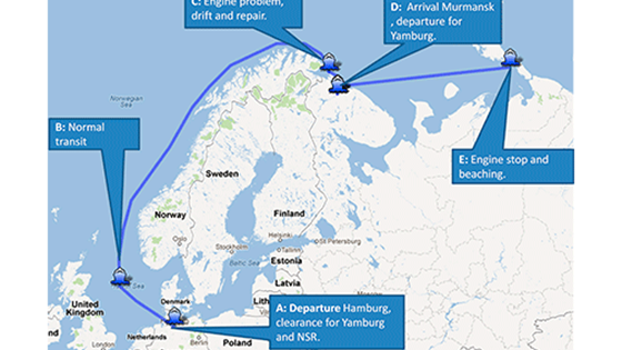 Scenario: Fremtidige utfordringer for skipsfart i nordområdene
