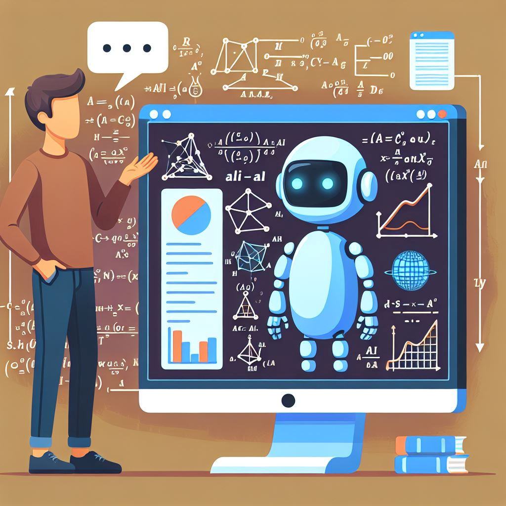 A person discussing simulations with an AI agent