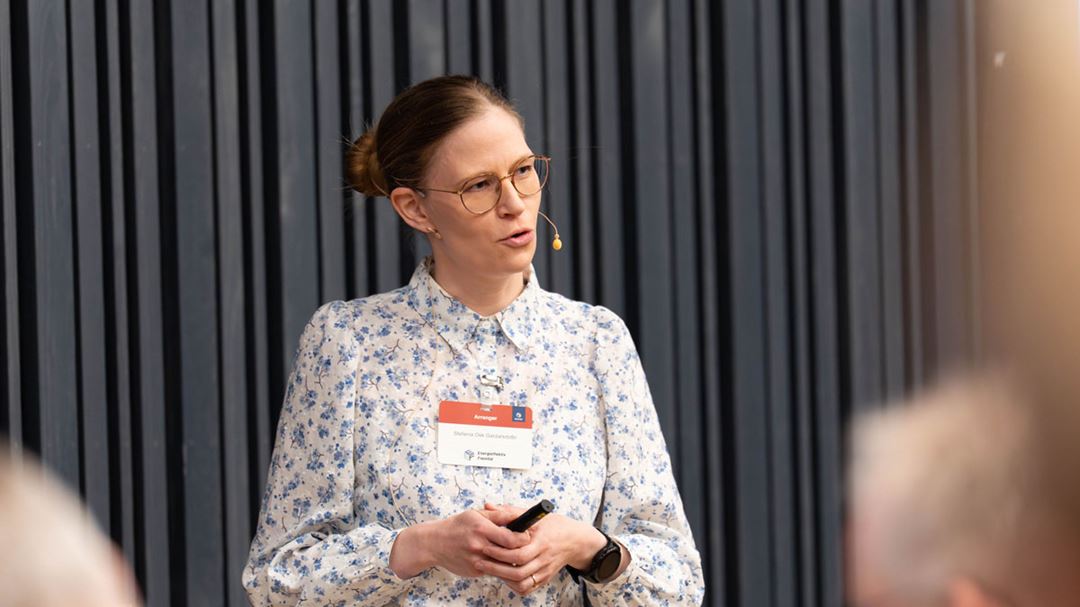Stefania Gardarsdottir, LowEmission / SINTEF presenterte «Tre grep for energieffektivisering offshore».