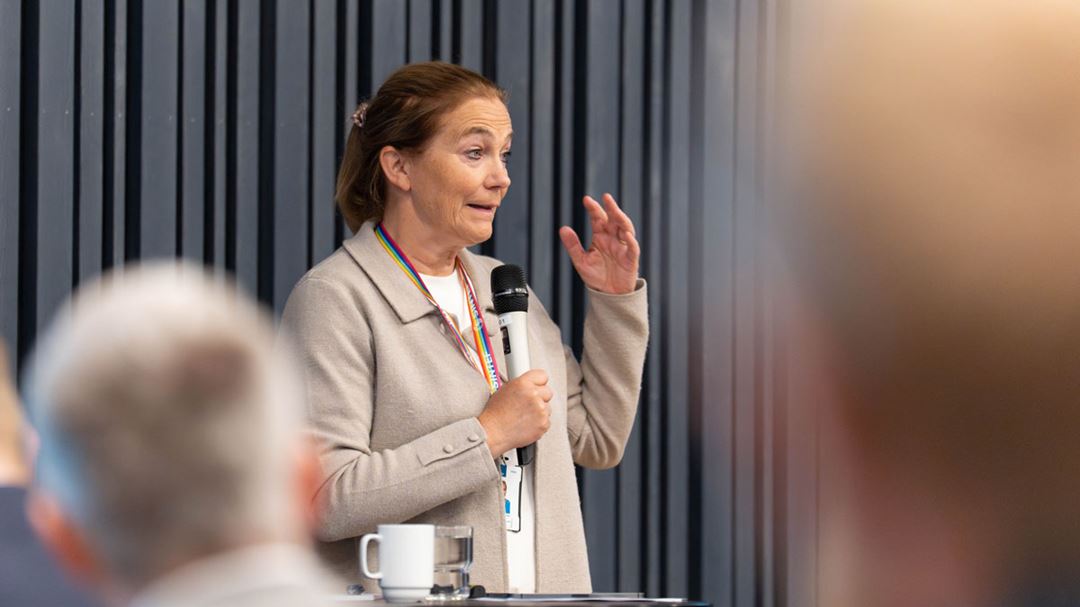 Alexandra Bech-Gjørv i forbindelse med åpningen av Energieffektiv Fremtid.