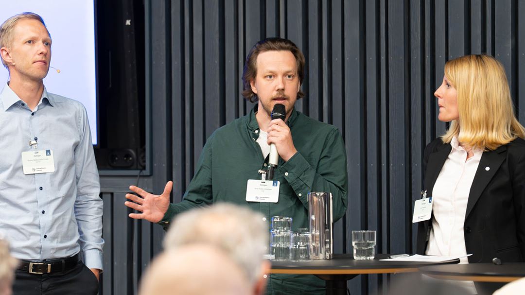 I panelsamtalen «Hvordan kan samarbeid skape nye arbeidsplasser og øke energiberedskapen
